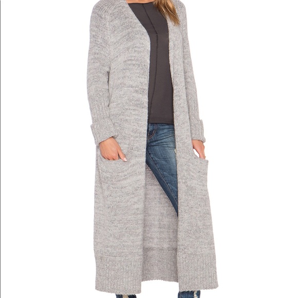 Free People Gray Long Cardigan - Picture 3 of 8